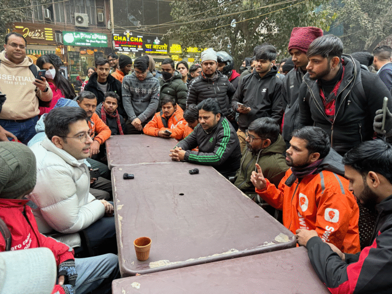 Raghav Chadha, Manoj Jha Back Gig Workers; Push for Labour Rights, Minimum Income and Social Security