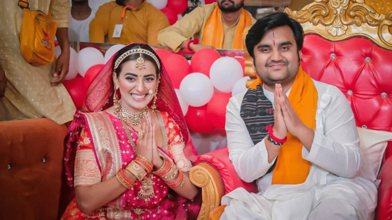 Vrindavan Preacher Indresh Upadhyay Marries Shipra in Jaipur; Celebrities and Spiritual Leaders Attend Grand Ceremony