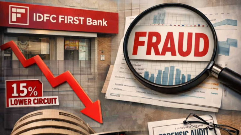 IDFC First Bank Shares Slide After Fraud Scare