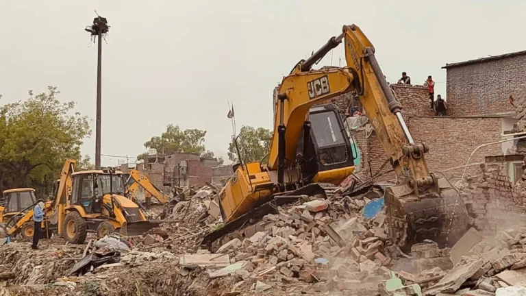MCD Demolishes Illegal Portions of Uttam Nagar Accused’s House After Holi Clash Murder