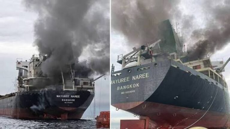 Thai Cargo Ship Bound for Gujarat Attacked Near Strait of Hormuz; 20 Crew Members Rescued