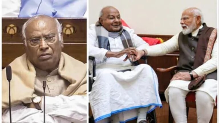 Mallikarjun Kharge’s ‘Mohabbat, Shaadi Modi Se’ Remark Sparks Laughter in Rajya Sabha