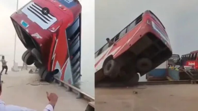 Bangladesh Tragedy: Bus Plunges Into Padma River in Rajbari, Over 20 Dead