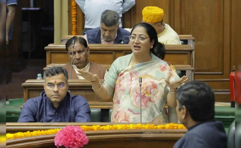 Delhi CM Rekha Gupta Targets AAP Over Budget Loans and Pending Projects
