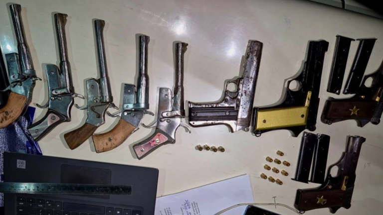 Man Arrested with Illegal Firearm During Police Checkpoint Near Baguihati