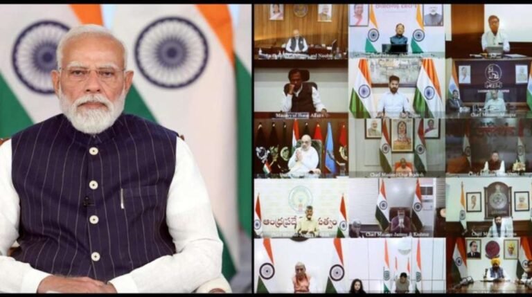 PM Modi Holds Virtual Meeting with Chief Ministers Amid West Asia Conflict