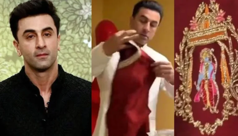 Ranbir Kapoor Delighted After Fan Gifts Ram Mandir-Inspired Jacket at Ramayana Event