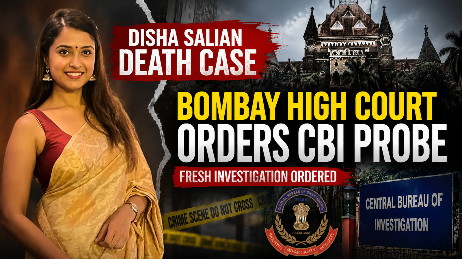 Disha Salian Death Case: Bombay HC Orders CBI Probe, FIR to Be Registered