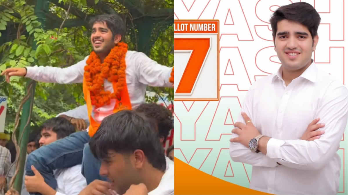 DUSU Election Result 2026: यश डबास बने अध्यक्ष, ABVP ने 4 में से 3 पद जीते